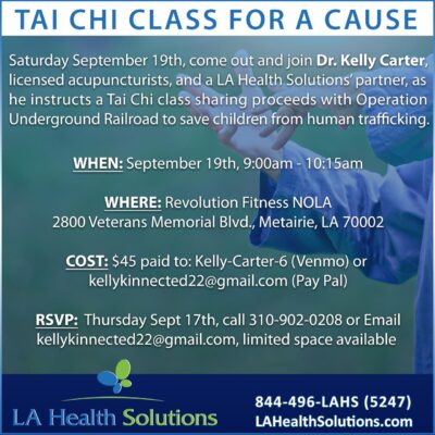 Tai Chi class & La Health Solutions