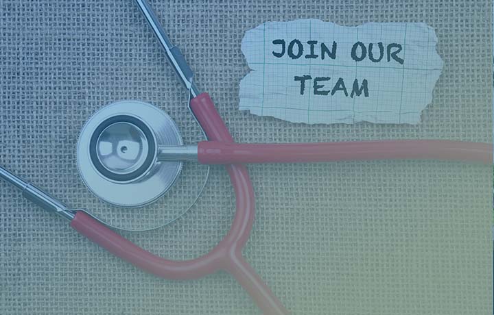 Join our team - careers (Join our team image with red stethoscope)